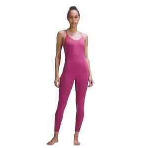 NWT lululemon Align  Cross-Back Bodysuit 25" **Washed Mauve WAHM Sz 10